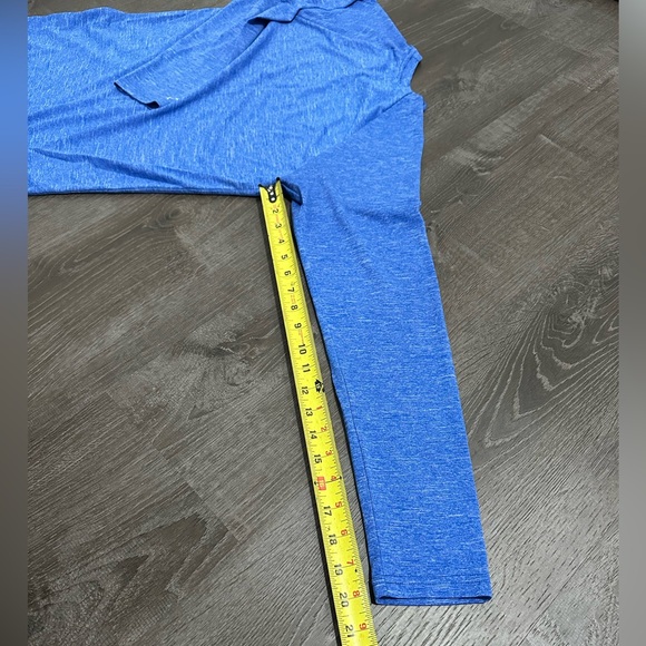 Nike Swim Dri-Fit Men’s Long Sleeve Shirt Heather Royal Blue Size S - Picture 6 of 6